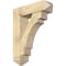 Ekena Millwork Merced Arts and Crafts Rough Sawn Bracket w/ Offset Brace, Douglas Fir, 8"W x 28"D x 36"H BKT0806X28X36MRC03RDF - alternate 1